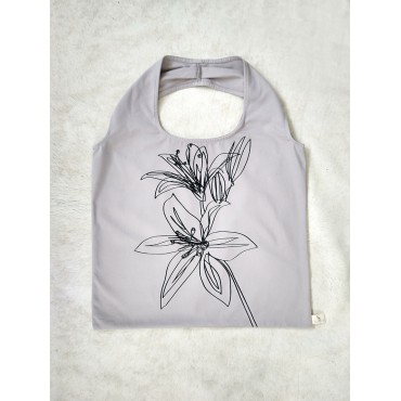 TOTE BAG GRIS LIRIO
