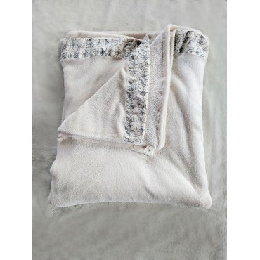 MANTA BEIGE CENEFA 